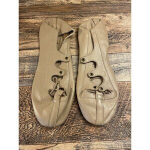 Taffy’s Brown Ballet Leather Shoes Women's Size 7.5 M Dance Hip Hop Jazz NWOT